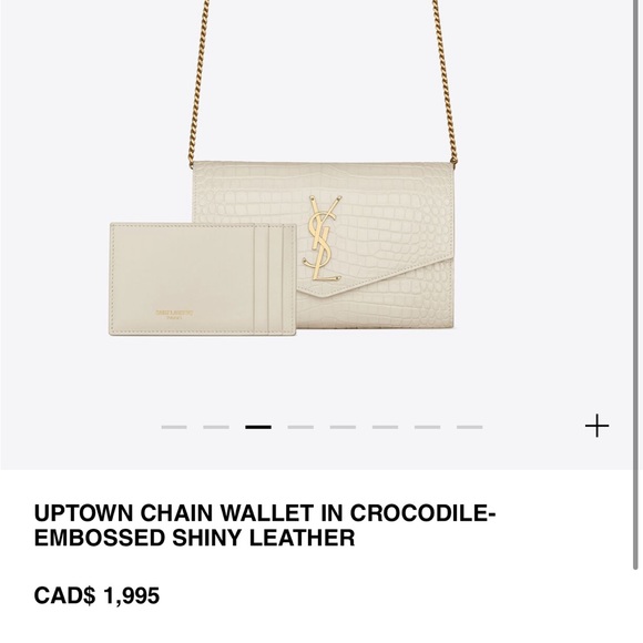 UPTOWN CHAIN WALLET FULL SET WITH RECEIPT - Picture 2 of 9